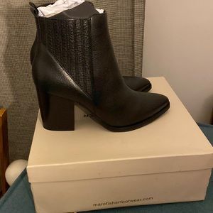 Black Marc Fisher booties New